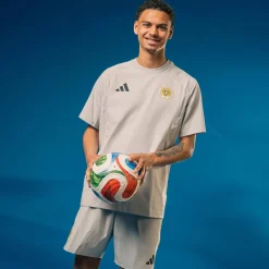 adidas FFK Curaçao Tiro Travel Trainingsshirt 2026-2028 Grijs