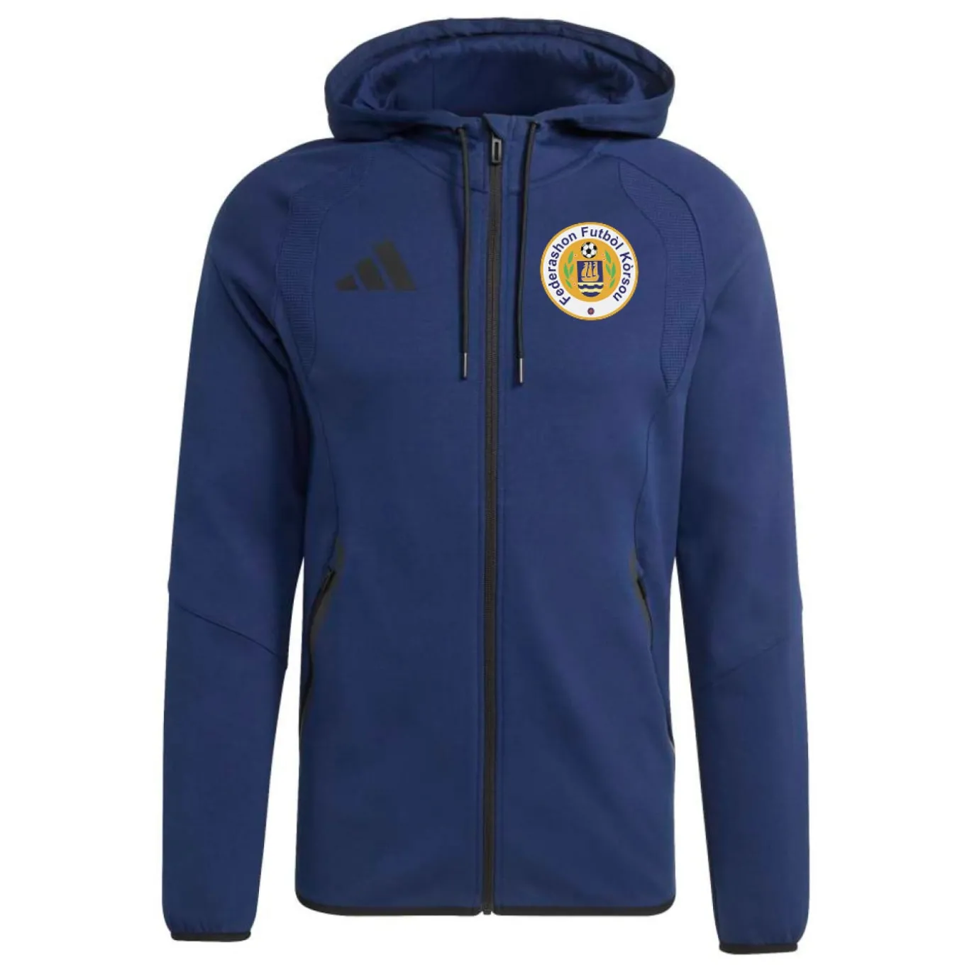 adidas FFK Curaçao Tiro Travel Joggingpak 2026-2028 Donkerblauw