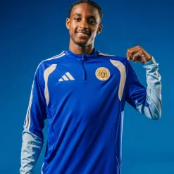 adidas FFK Curaçao Trainingstrui 1/4-Zip 2026-2028 Blauw