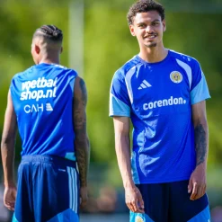 adidas FFK Curacao Trainingsset 2026-2028 Sponsors Blauw
