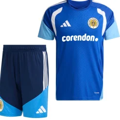 adidas FFK Curacao Trainingsset 2026-2028 Sponsors Blauw