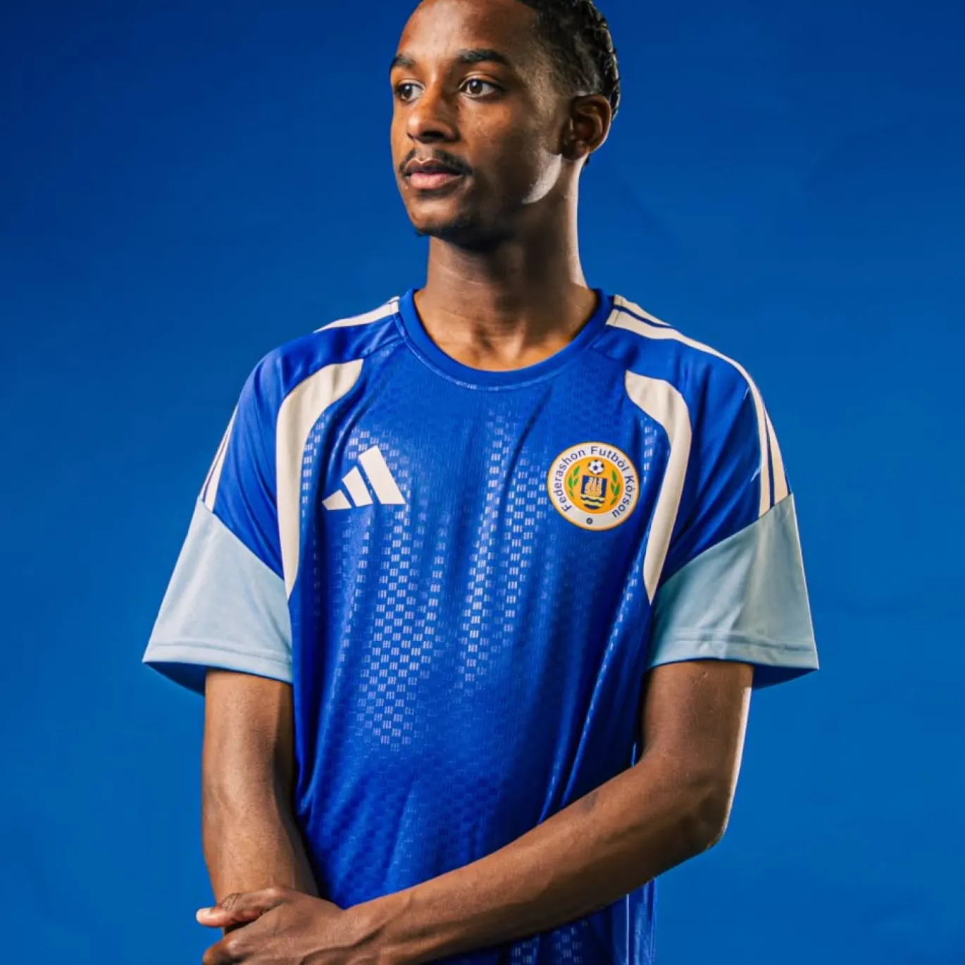 adidas FFK Curacao Trainingsset 2026-2028 Blauw