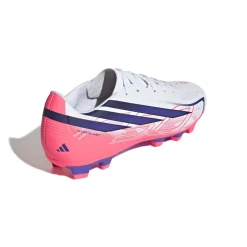 adidas F50 Hyperfast Club Gras / Kunstgras Voetbalschoenen (MG) Wit Paars Roze