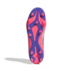 adidas F50 Hyperfast Club Gras / Kunstgras Voetbalschoenen (MG) Wit Paars Roze