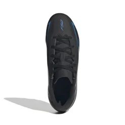 adidas F50 Hyperfast Club Gras / Kunstgras Voetbalschoenen (MG) Kids Zwart Zwart Blauw