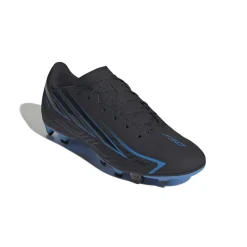 adidas F50 Hyperfast Club Gras / Kunstgras Voetbalschoenen (MG) Zwart Zwart Blauw