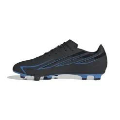 adidas F50 Hyperfast Club Gras / Kunstgras Voetbalschoenen (MG) Zwart Zwart Blauw