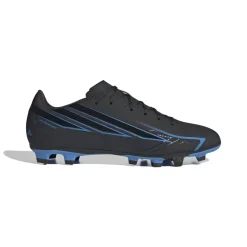 adidas F50 Hyperfast Club Gras / Kunstgras Voetbalschoenen (MG) Zwart Zwart Blauw