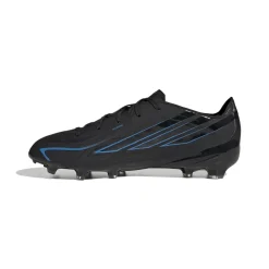 adidas F50 Hyperfast Elite Gras Voetbalschoenen (FG) Kids Zwart Zwart Blauw