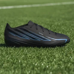 adidas F50 Hyperfast Elite Gras Voetbalschoenen (FG) Kids Zwart Zwart Blauw