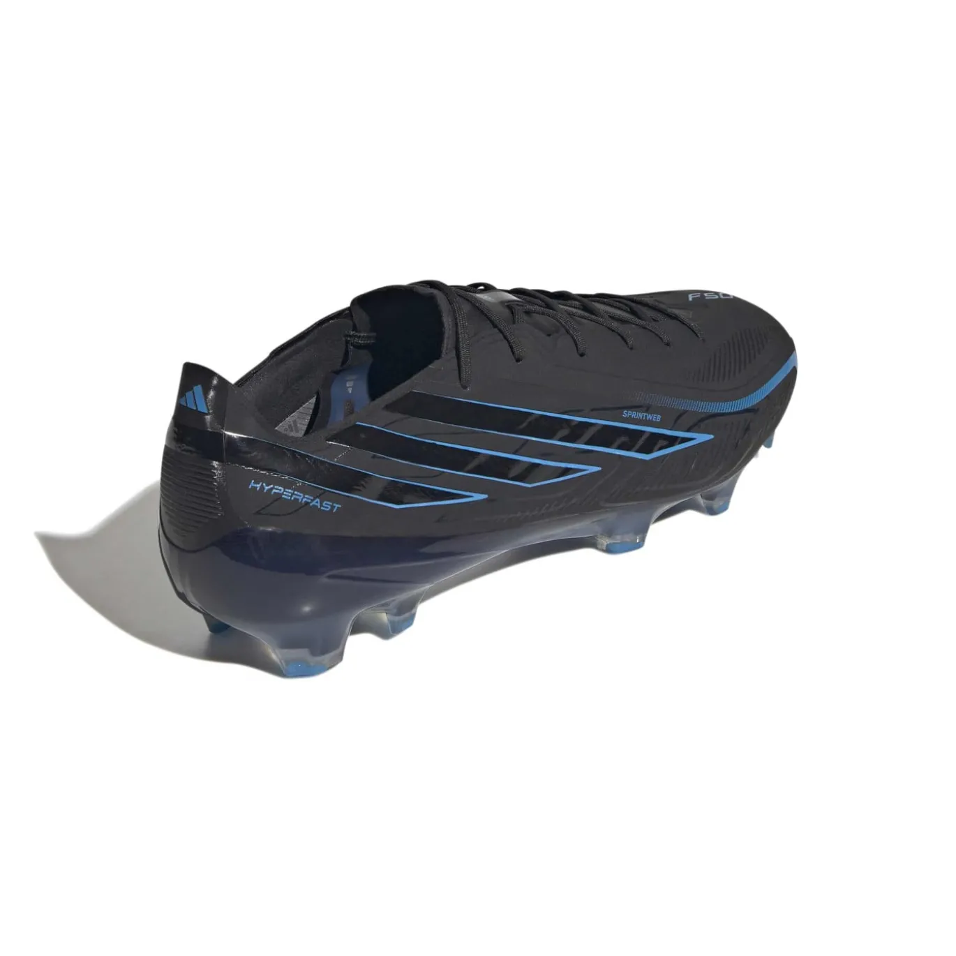 adidas F50 Hyperfast Elite Gras Voetbalschoenen (FG) Zwart Zwart Blauw