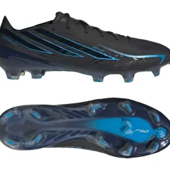 adidas F50 Hyperfast Elite Gras Voetbalschoenen (FG) Zwart Zwart Blauw
