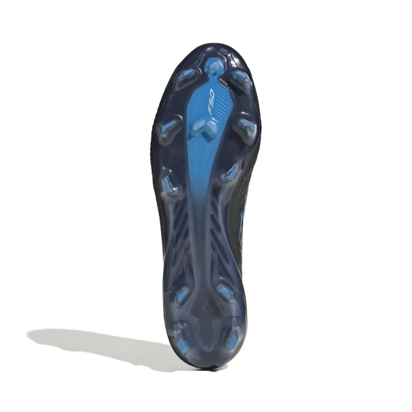 adidas F50 Hyperfast Elite Gras Voetbalschoenen (FG) Zwart Zwart Blauw