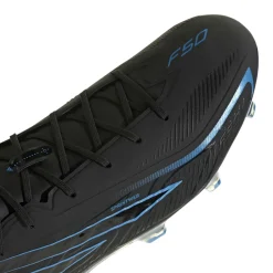 adidas F50 Hyperfast Elite Gras Voetbalschoenen (FG) Zwart Zwart Blauw