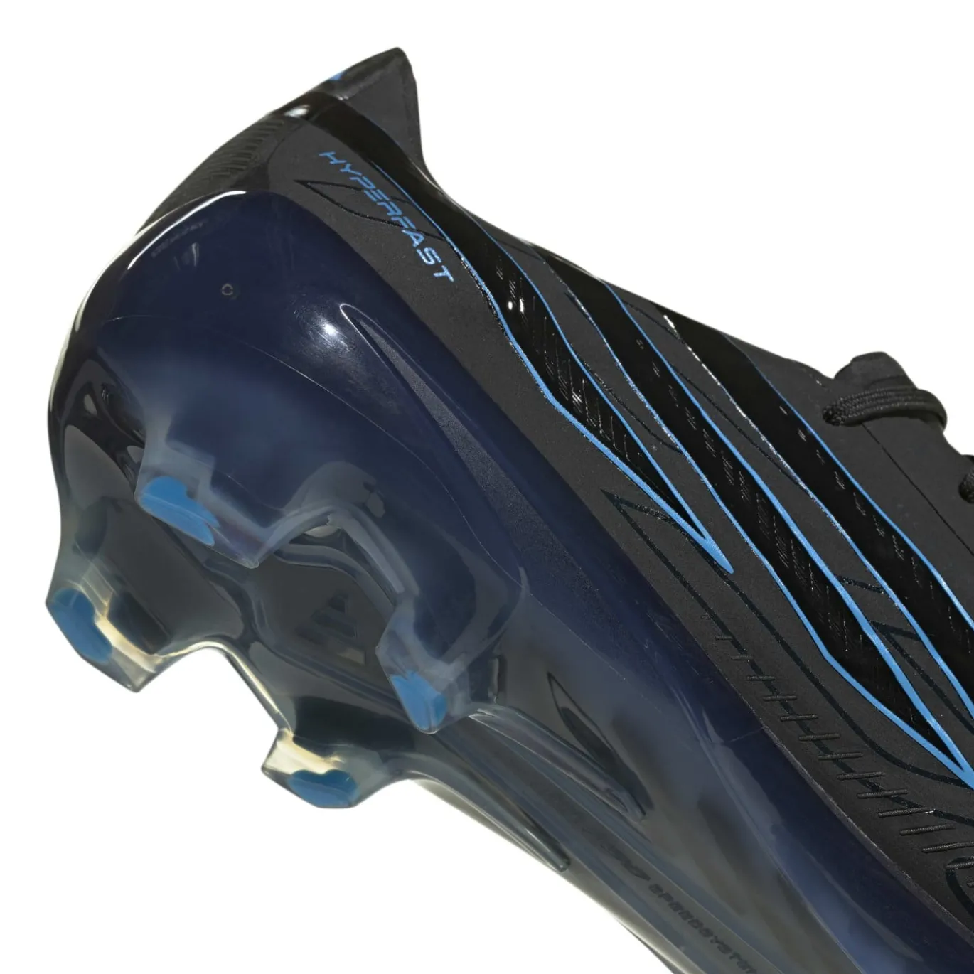 adidas F50 Hyperfast Elite Gras Voetbalschoenen (FG) Zwart Zwart Blauw