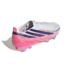 adidas F50 Hyperfast Elite Gras Voetbalschoenen (FG) Wit Paars Roze