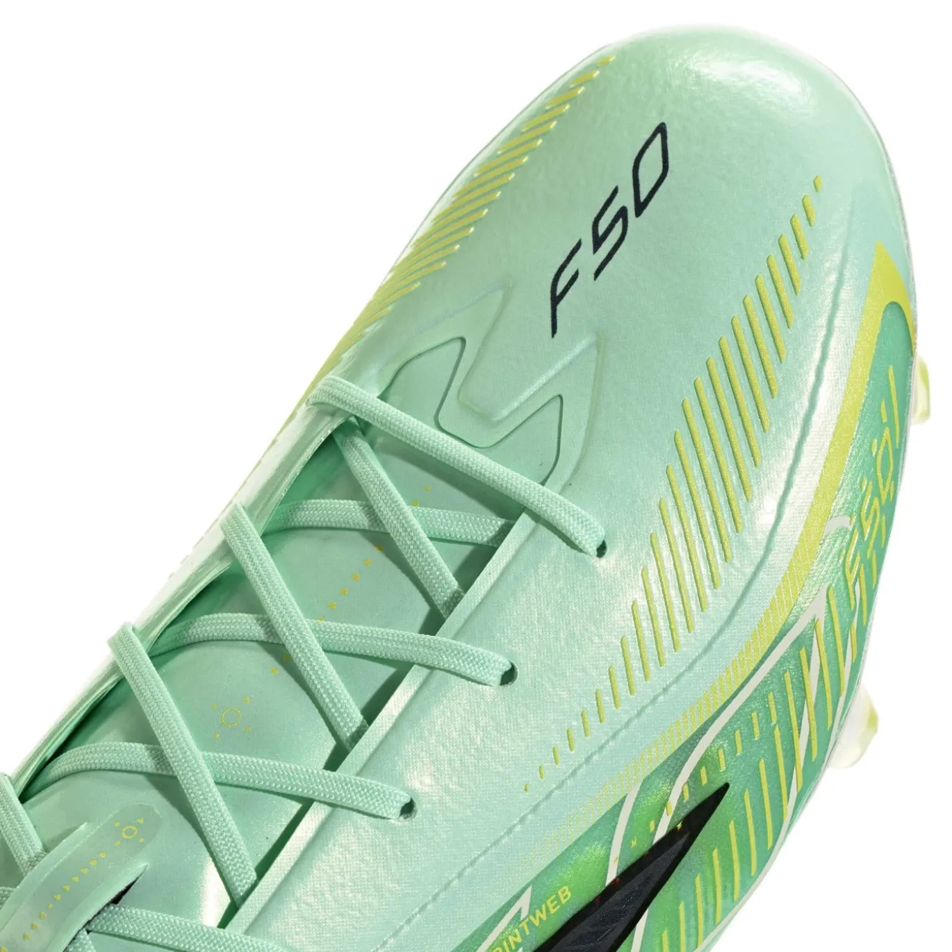 adidas F50 Hyperfast Elite Gras Voetbalschoenen (FG) Mintgroen Zwart Wit