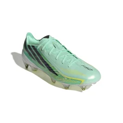 adidas F50 Hyperfast Elite IJzeren-Nop Voetbalschoenen (SG) Mintgroen Zwart Wit