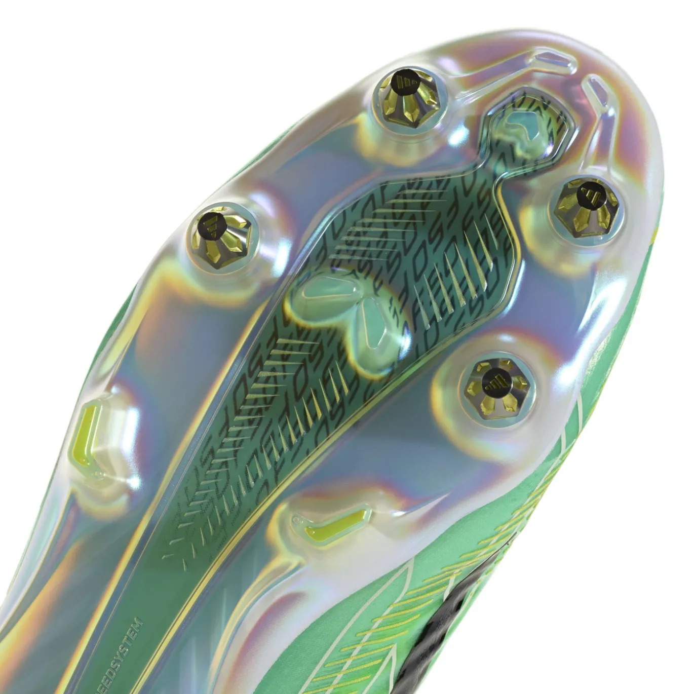 adidas F50 Hyperfast Elite IJzeren-Nop Voetbalschoenen (SG) Mintgroen Zwart Wit