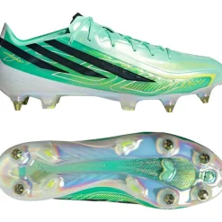adidas F50 Hyperfast Elite IJzeren-Nop Voetbalschoenen (SG) Mintgroen Zwart Wit