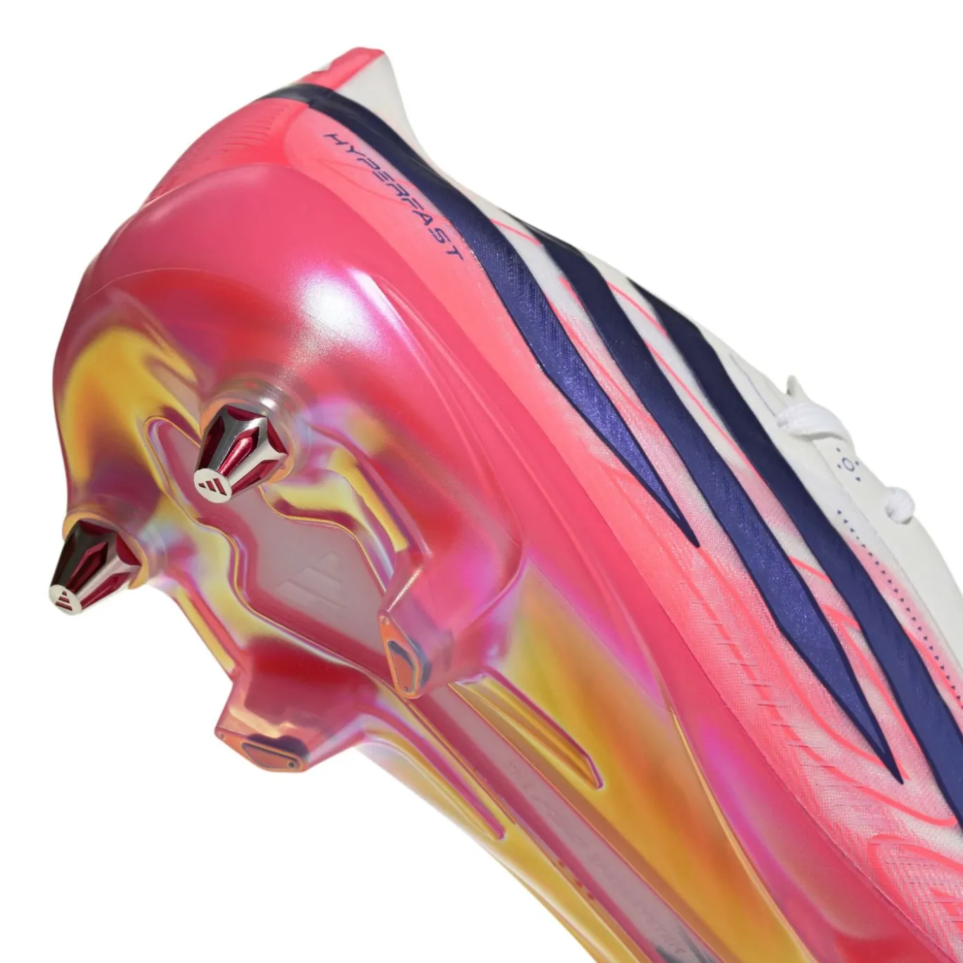 adidas F50 Hyperfast Elite IJzeren-Nop Voetbalschoenen (SG) Wit Paars Roze