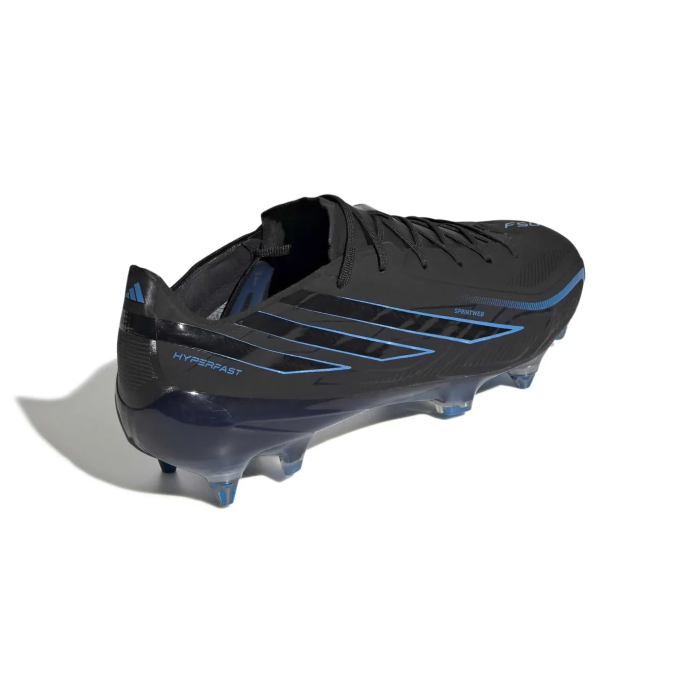 adidas F50 Hyperfast Elite IJzeren-Nop Voetbalschoenen (SG) Zwart Zwart Blauw