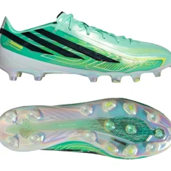 adidas F50 Hyperfast Elite Kunstgras Voetbalschoenen (AG) Mintgroen Zwart Wit
