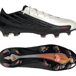 adidas F50 Hyperfast Elite L-Tech Gras Voetbalschoenen (FG) Zwart Wit Oranje