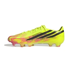 adidas F50 Hyperfast Elite Too Light Gras Voetbalschoenen (FG) Neongeel Zwart Roze