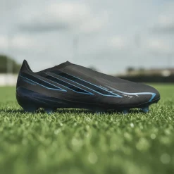 adidas F50 Hyperfast Elite Veterloze Gras Voetbalschoenen (FG) Zwart Zwart Blauw