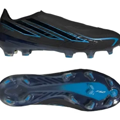 adidas F50 Hyperfast Elite Veterloze Gras Voetbalschoenen (FG) Zwart Zwart Blauw