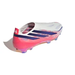 adidas F50 Hyperfast Elite Veterloze Gras Voetbalschoenen (FG) Wit Paars Roze