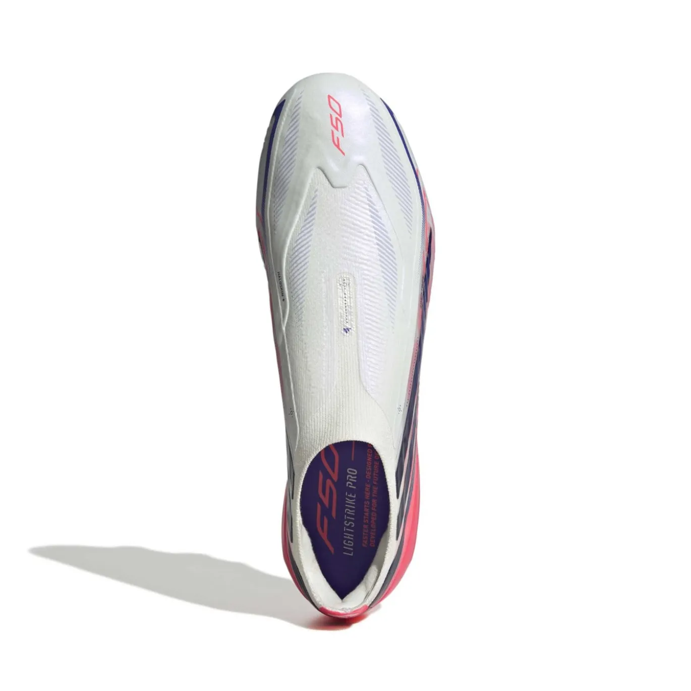 adidas F50 Hyperfast Elite Veterloze Gras Voetbalschoenen (FG) Wit Paars Roze