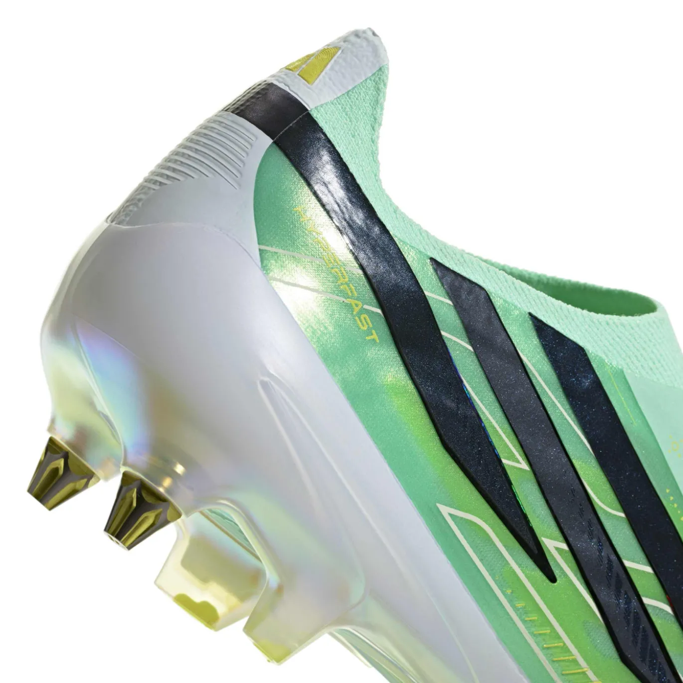 adidas F50 Hyperfast Elite Veterloze IJzeren-Nop Voetbalschoenen (SG) Mintgroen Zwart Wit