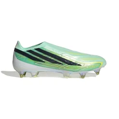 adidas F50 Hyperfast Elite Veterloze IJzeren-Nop Voetbalschoenen (SG) Mintgroen Zwart Wit