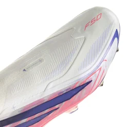 adidas F50 Hyperfast Elite Veterloze IJzeren-Nop Voetbalschoenen (SG) Wit Paars Roze