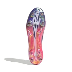 adidas F50 Hyperfast Elite Veterloze IJzeren-Nop Voetbalschoenen (SG) Wit Paars Roze