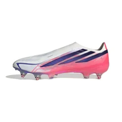 adidas F50 Hyperfast Elite Veterloze IJzeren-Nop Voetbalschoenen (SG) Wit Paars Roze
