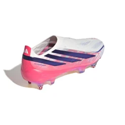 adidas F50 Hyperfast Elite Veterloze IJzeren-Nop Voetbalschoenen (SG) Wit Paars Roze