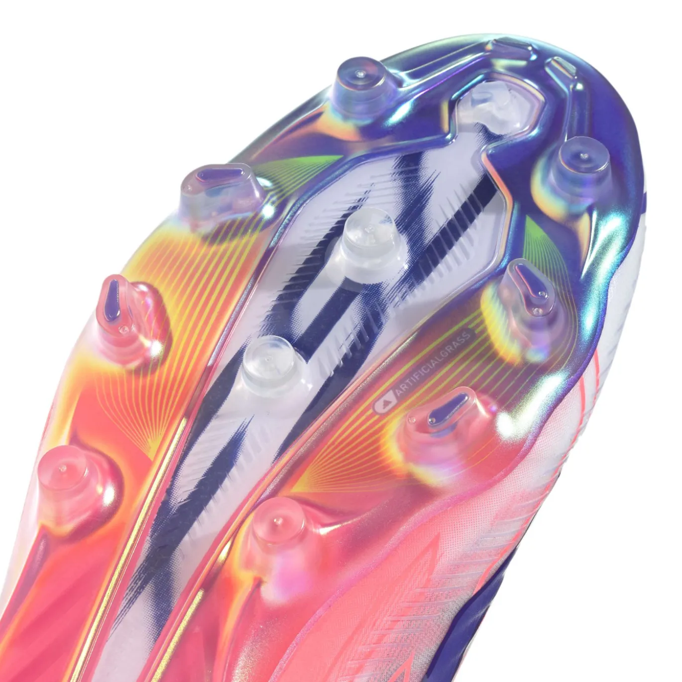 adidas F50 Hyperfast Elite Veterloze Kunstgras Voetbalschoenen (AG) Wit Paars Roze