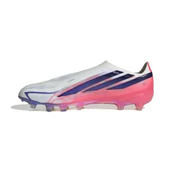 adidas F50 Hyperfast Elite Veterloze Kunstgras Voetbalschoenen (AG) Wit Paars Roze