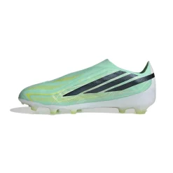 adidas F50 Hyperfast Elite Veterloze Gras Voetbalschoenen (FG) Kids Mintgroen Zwart Wit