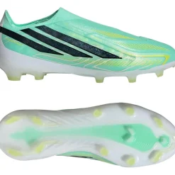 adidas F50 Hyperfast Elite Veterloze Gras Voetbalschoenen (FG) Kids Mintgroen Zwart Wit