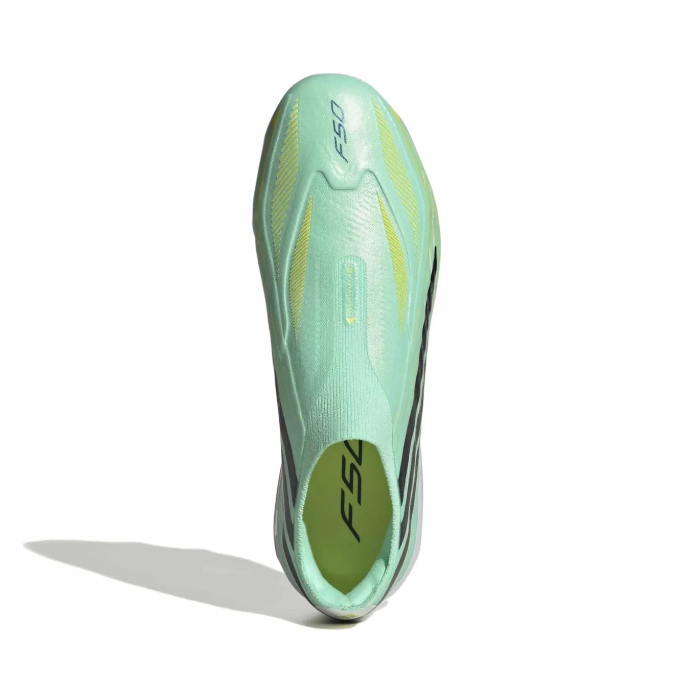 adidas F50 Hyperfast Elite Veterloze Gras Voetbalschoenen (FG) Kids Mintgroen Zwart Wit
