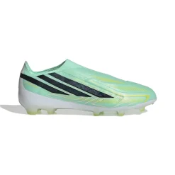 adidas F50 Hyperfast Elite Veterloze Gras Voetbalschoenen (FG) Kids Mintgroen Zwart Wit