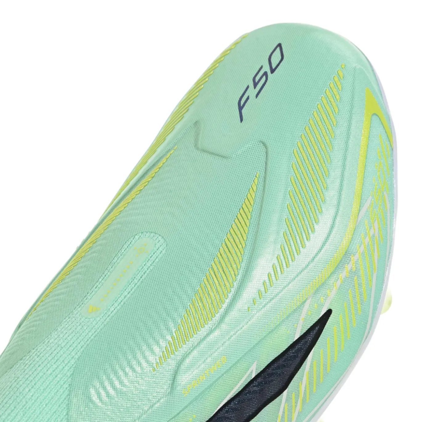 adidas F50 Hyperfast Elite Veterloze Gras Voetbalschoenen (FG) Kids Mintgroen Zwart Wit