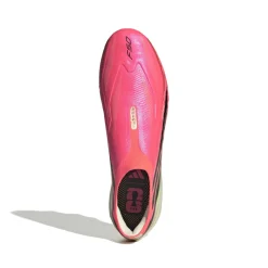 adidas F50 Hyperfast Elite Veterloze Gras Voetbalschoenen (FG) Felroze Zwart Goud Wit