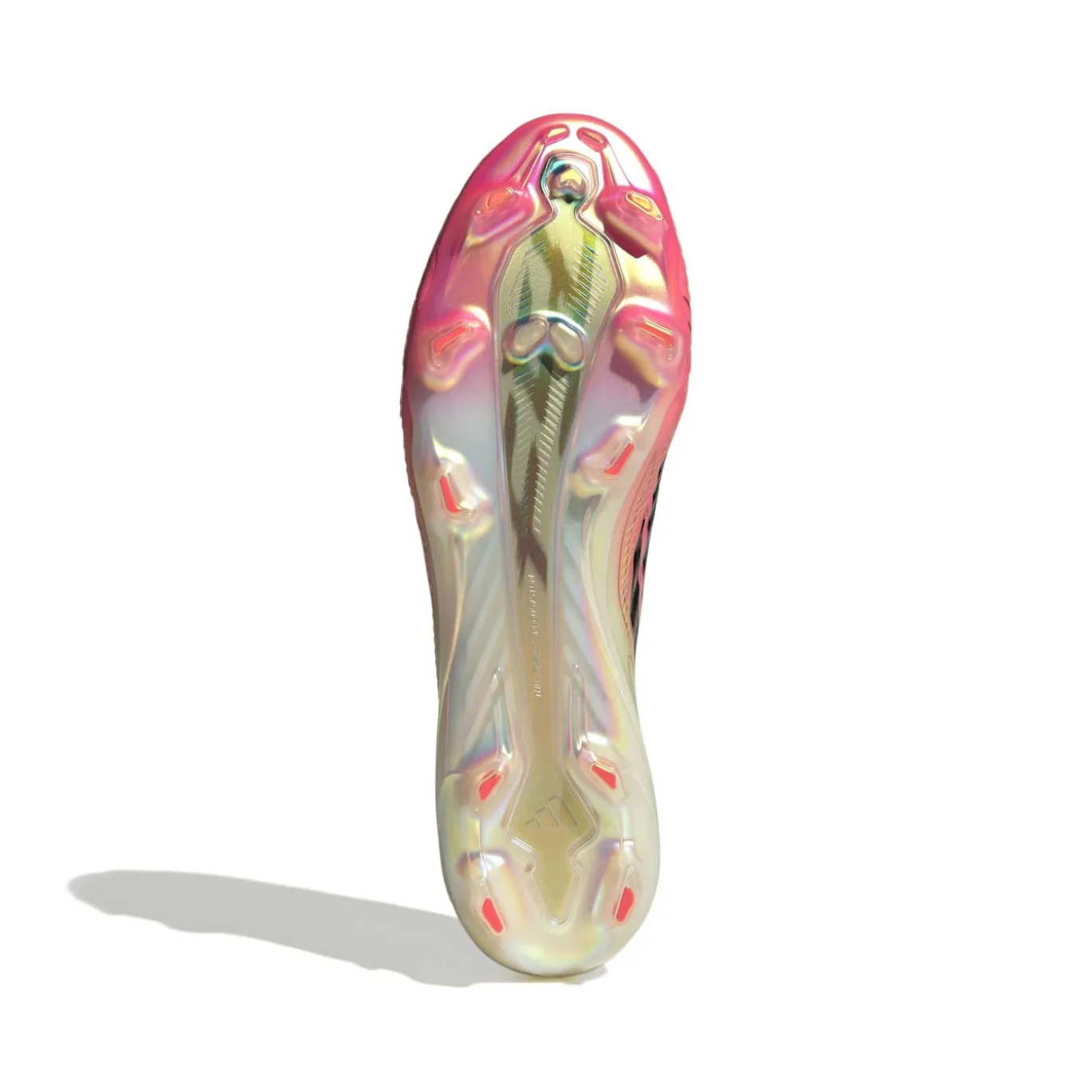 adidas F50 Hyperfast Elite Veterloze Gras Voetbalschoenen (FG) Felroze Zwart Goud Wit