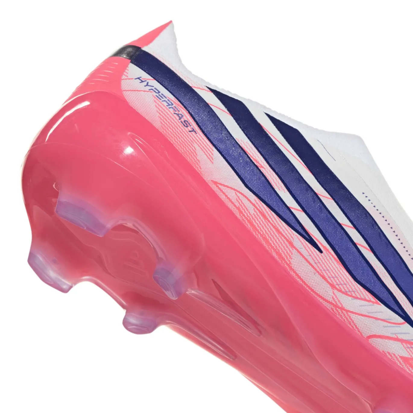 adidas F50 Hyperfast Elite Veterloze Gras Voetbalschoenen (FG) Kids Wit Paars Roze