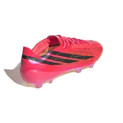 adidas F50 Hyperfast EVO Gras Voetbalschoenen (FG) Felroze Zwart Goud Wit
